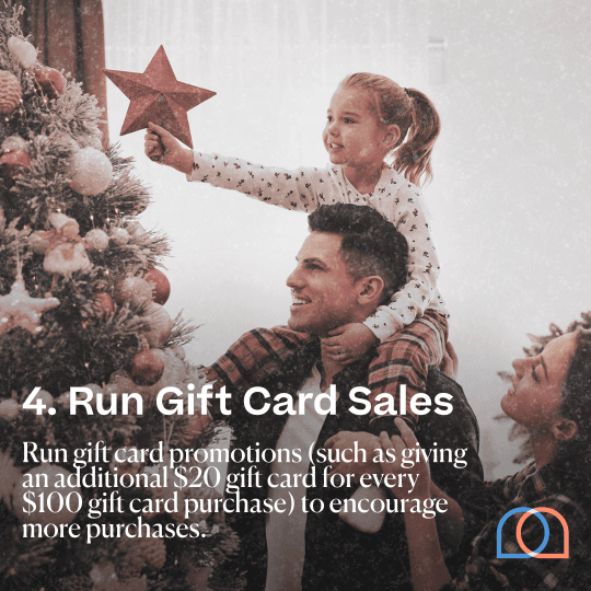 Run gift card sales