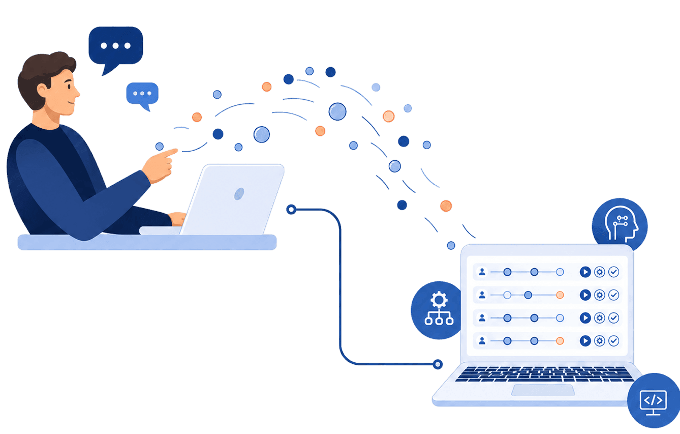 Someone programming SMS via API and AI