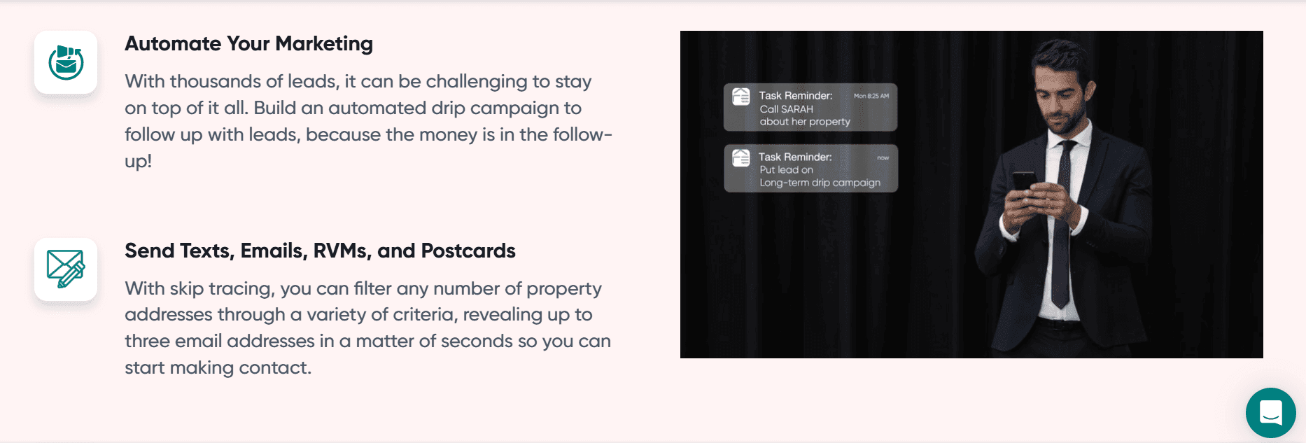 REsimpli task reminders and drip campaign automation