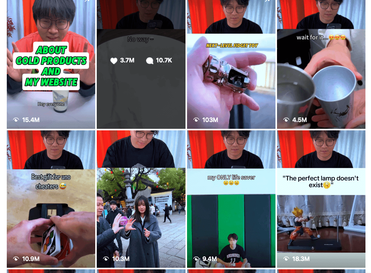 Screenshots of videos from Yuzhi KYD Ni
