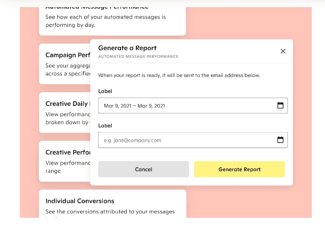 Attentive's reports