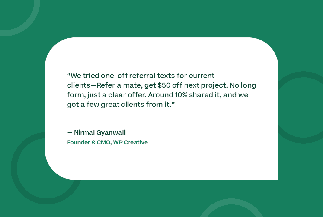 Quote from Nirmal Gyanwali of Wp Creative