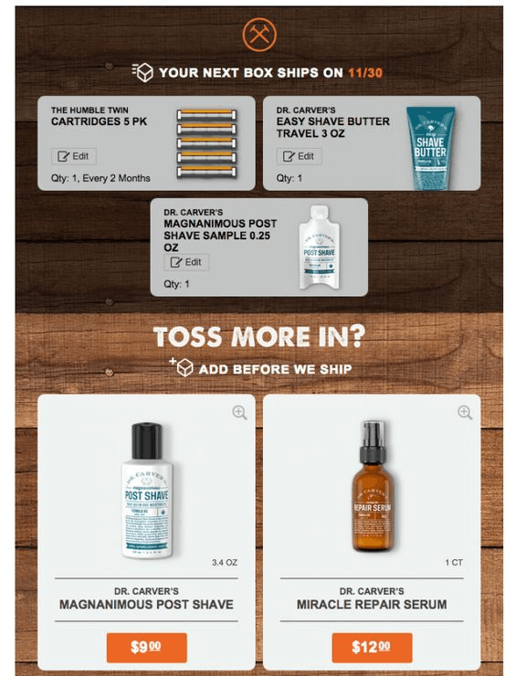 Dollar Shave Club screenshot