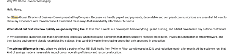 Review of Plivo