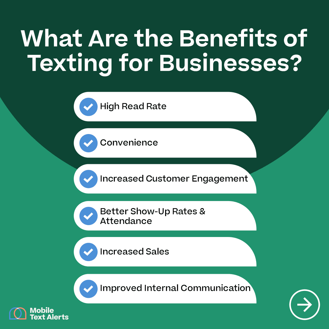 Benefits of texting for businesses