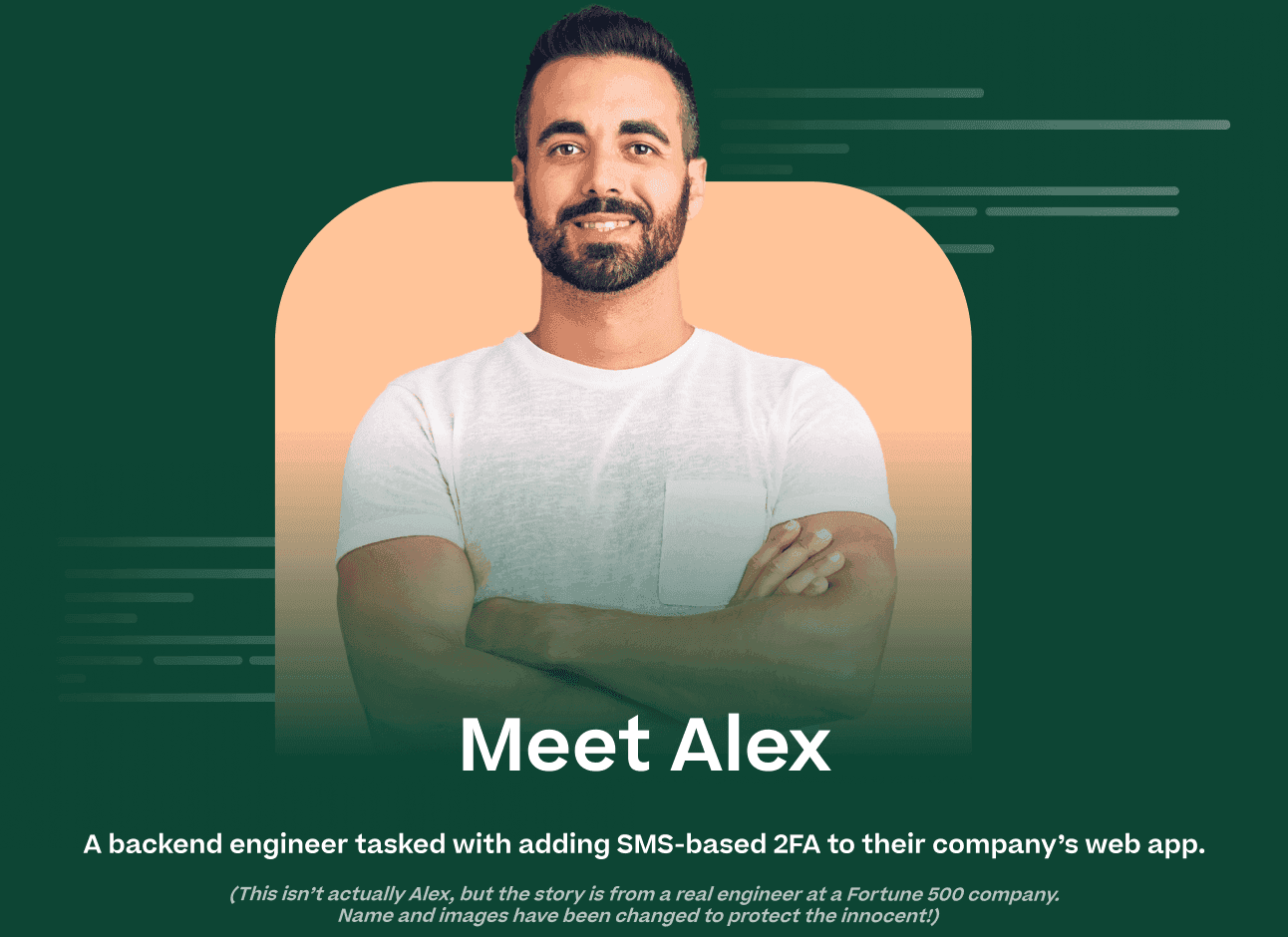 Introduction to a backend engineer named Alex