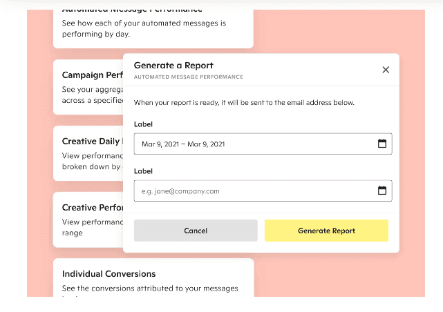 Attentive's reports