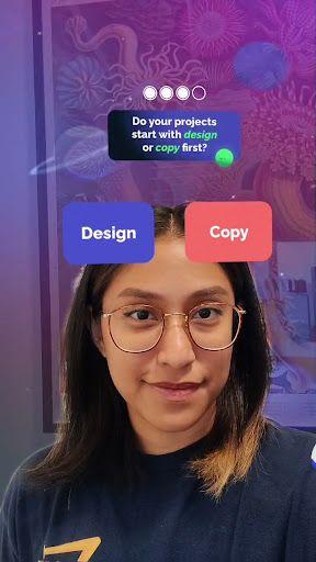 Poll on instagram story