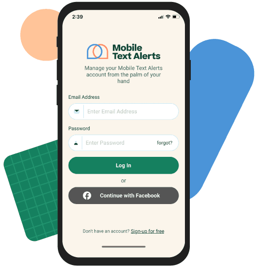 mobile text alerts app