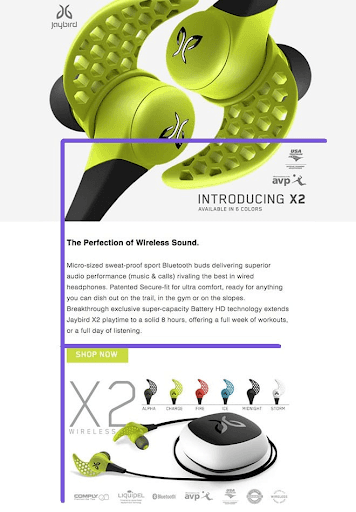 joybird email newsletter example