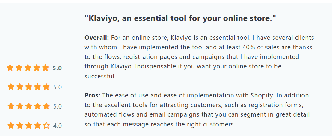 Klaviyo review
