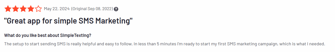 SimpleTexting review