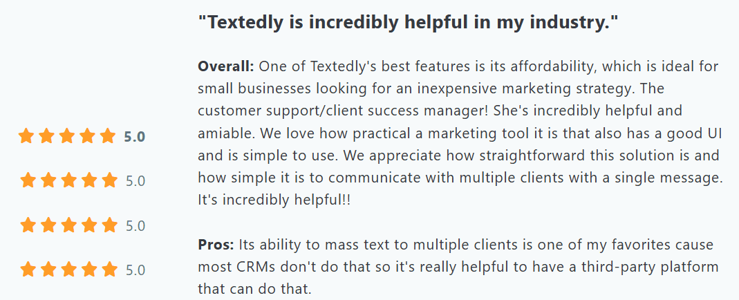 Textedly review