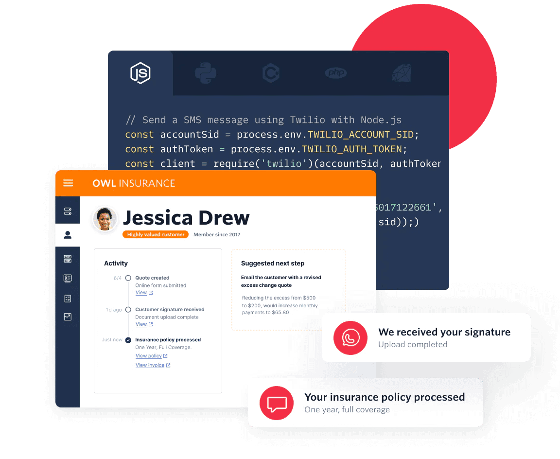 Twilio example