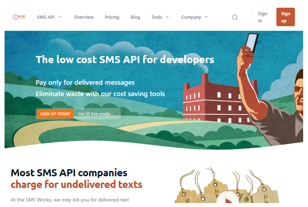 screenshot of dashboard or site home screen