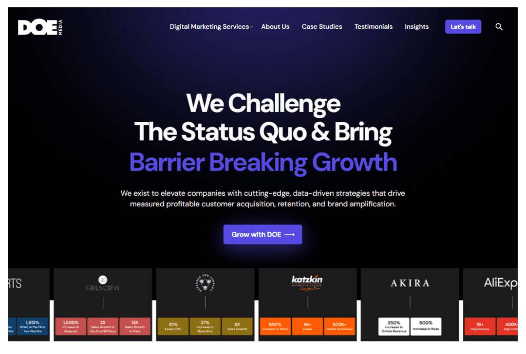 DOE Media Home page