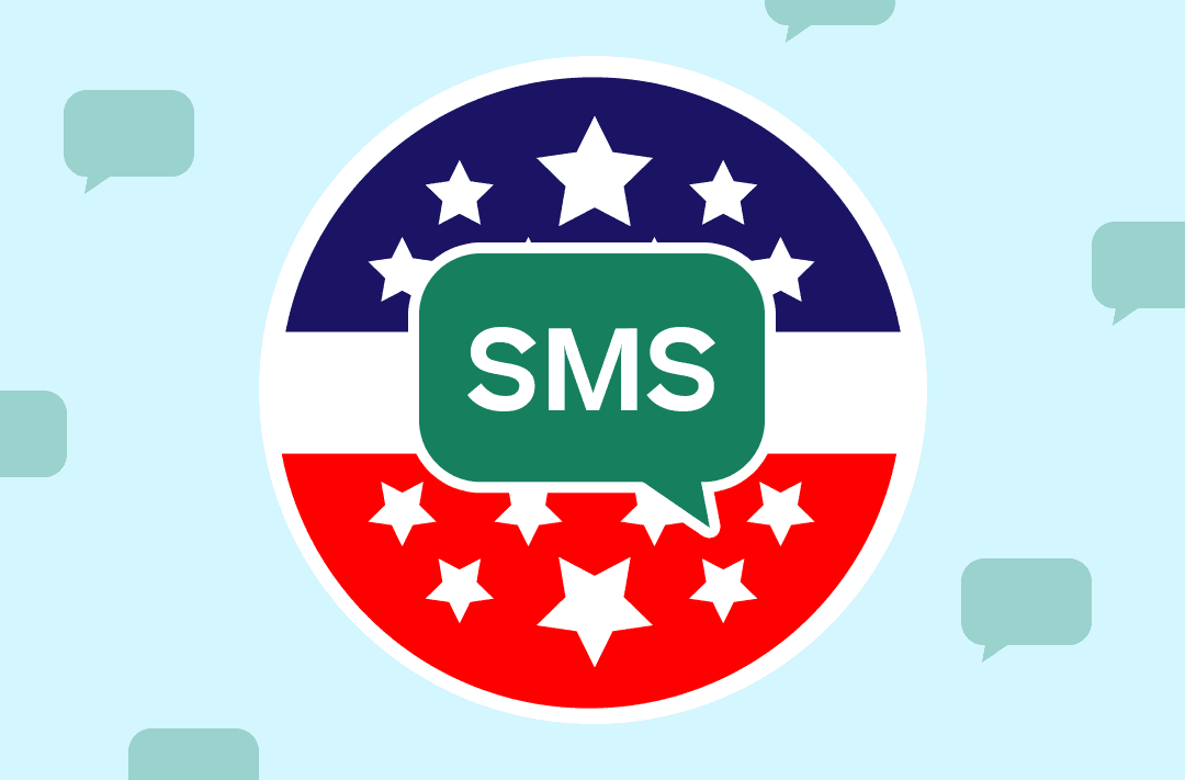 SMS election button