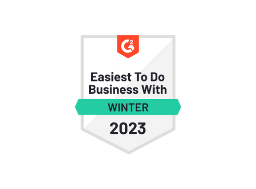 Easiest to Do Business With badge