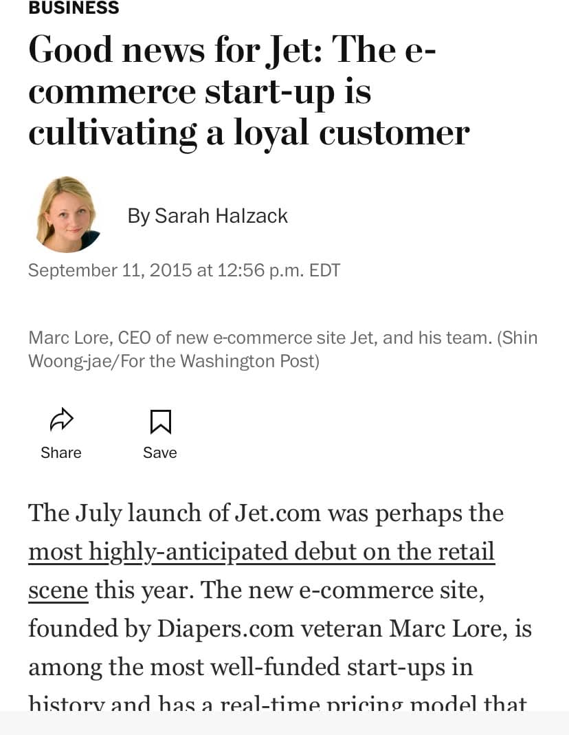 Jet article excerpt