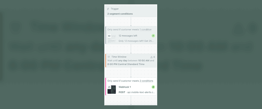 Workflow builder screenshot