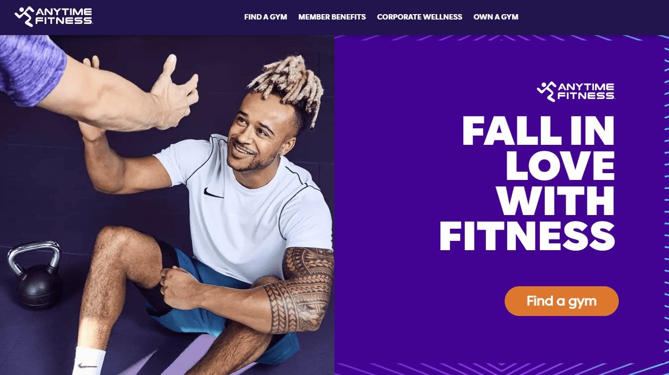 Anytime fitness home website