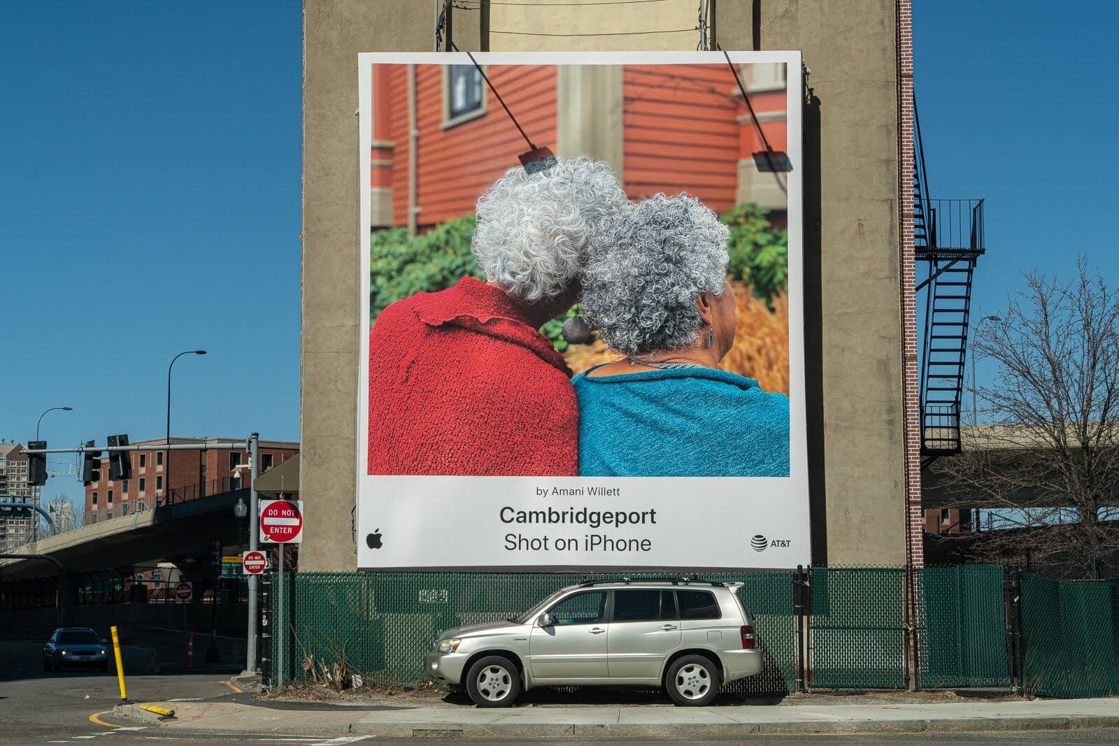 iPhone billboard