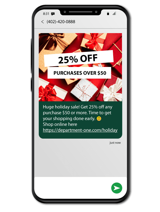 mms holiday example
