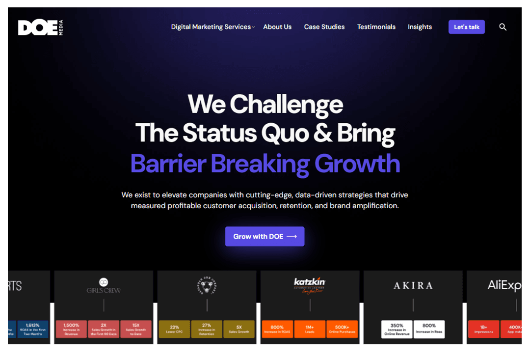 DOE Media Home page