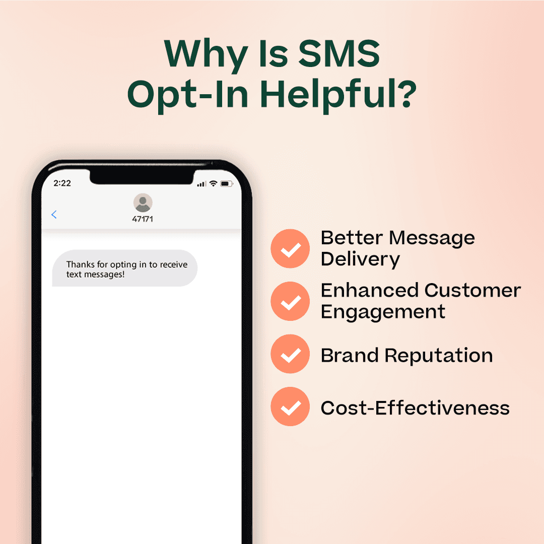 Why is SMS opt-in helpful