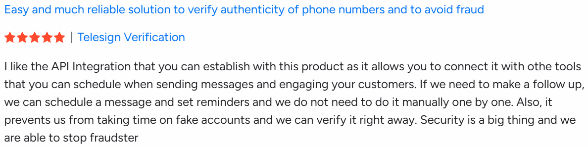 TeleSign review