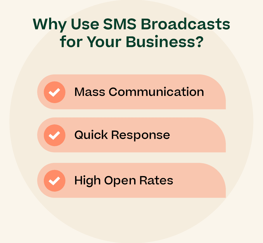 Why Use SMS Broadcasts for Your Business?