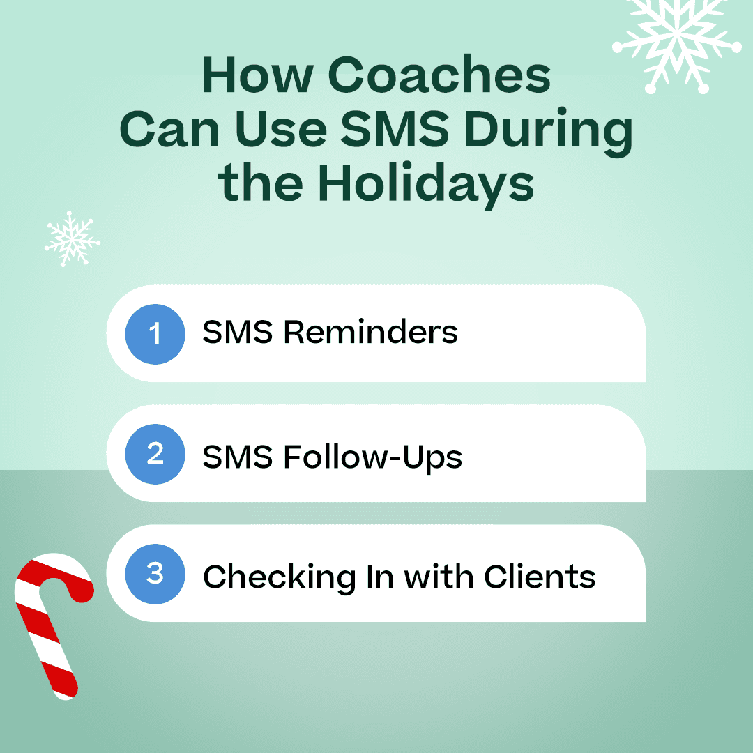 How Coaches Can Use SMS During the Holidays List
