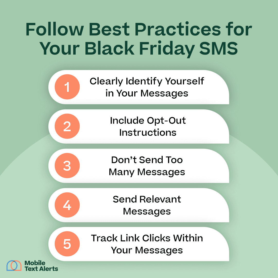 Follow Best Practices for Your Black Friday SMS