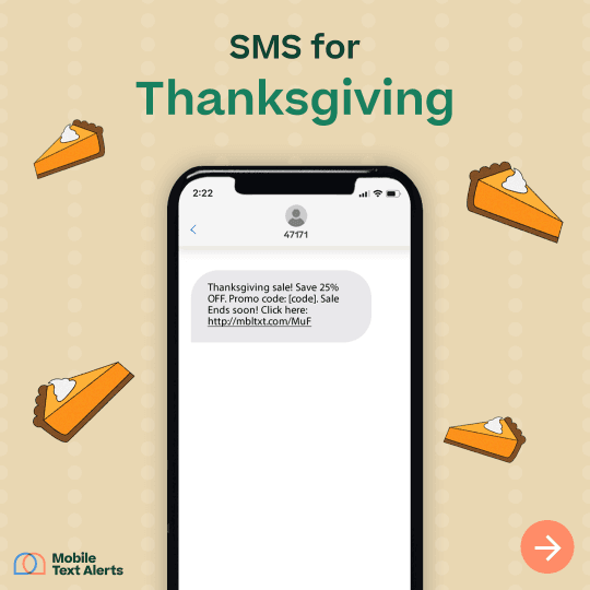 SMS for Thanksgiving