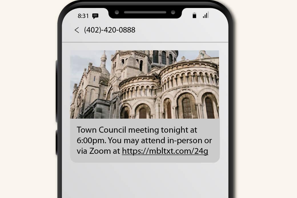 town council meeting example