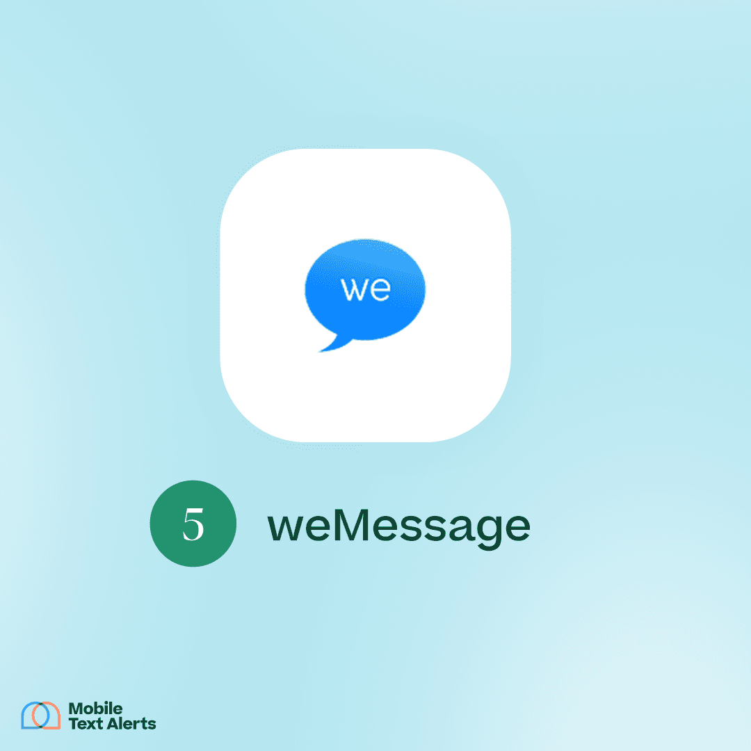 weMessage logo