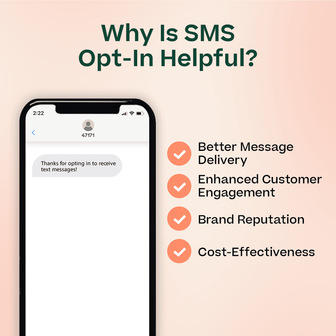Why is SMS opt-in helpful