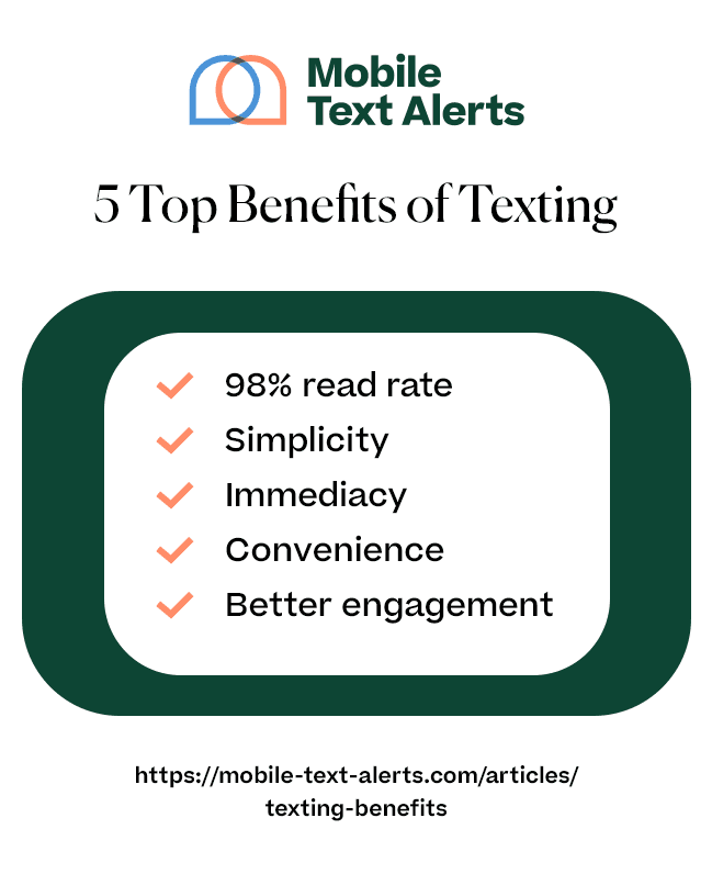 5 top benefits of texting